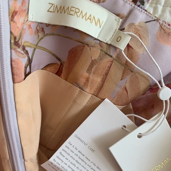 ZIMMERMANN Botanica Printed Cocktail Dress - Picture 7 of 13